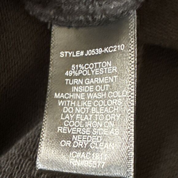 Sanctuary Womens Zip Up Faux High Collar‎ Track Jacket Black SZ Medium Striped - Picture 4 of 6